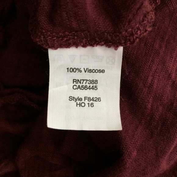 Madewell Women's Red Anthem Long-sleeve tee xs - Picture 8 of 8
